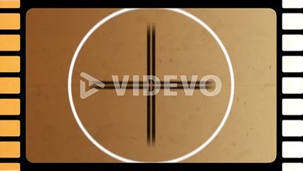 Motion retro film countdown in 80 and 90s style 1