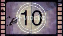 Motion retro film countdown in 80 and 90s style 13