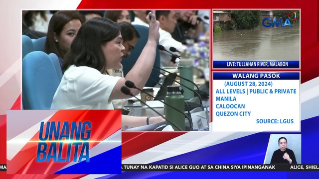 VPSD, tumangging sumagot sa mga tanong kaugnay sa hinihinging buget ng OVP para sa 2025 | Unang Balita