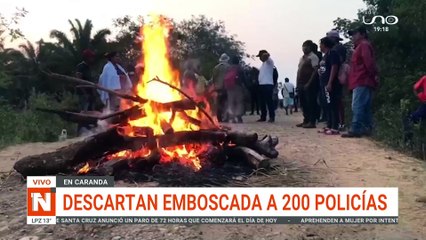 Retención de Policías y periodistas en Caranda