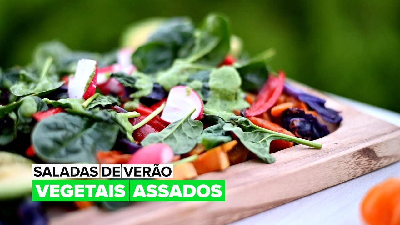 Saladas de Verão: Vegetais Assados