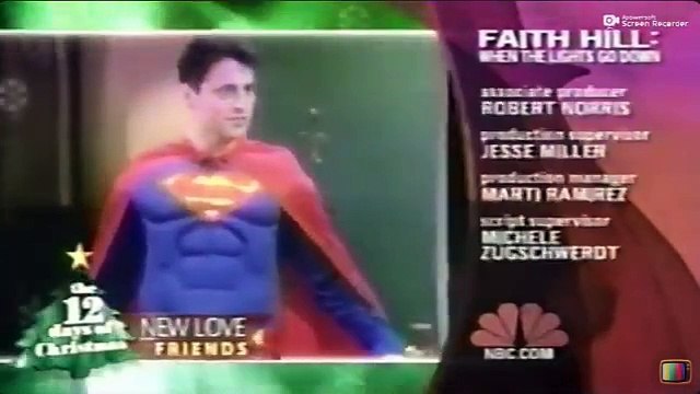 Faith Hill: When The Lights Go Down & Elvis Lives NBC Split Screen Credits (Short)