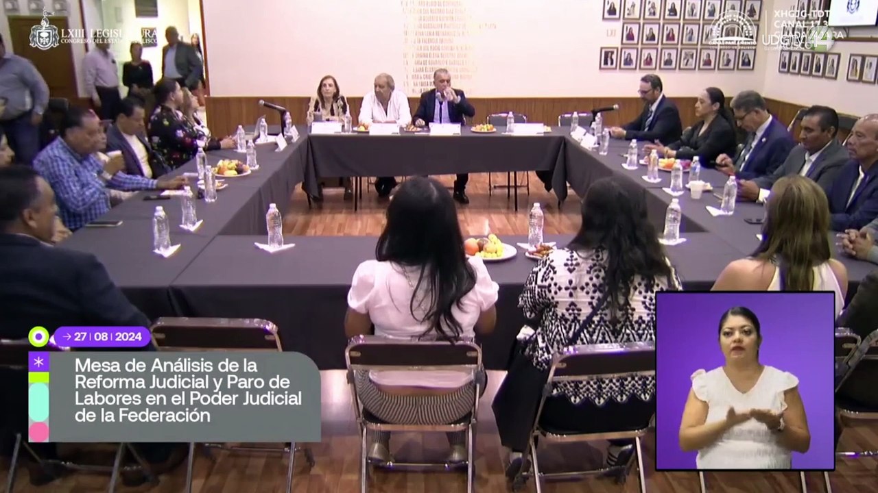 Jueces y magistrados acuden al Congreso local para expresar su rechazo a la Reforma Judicial