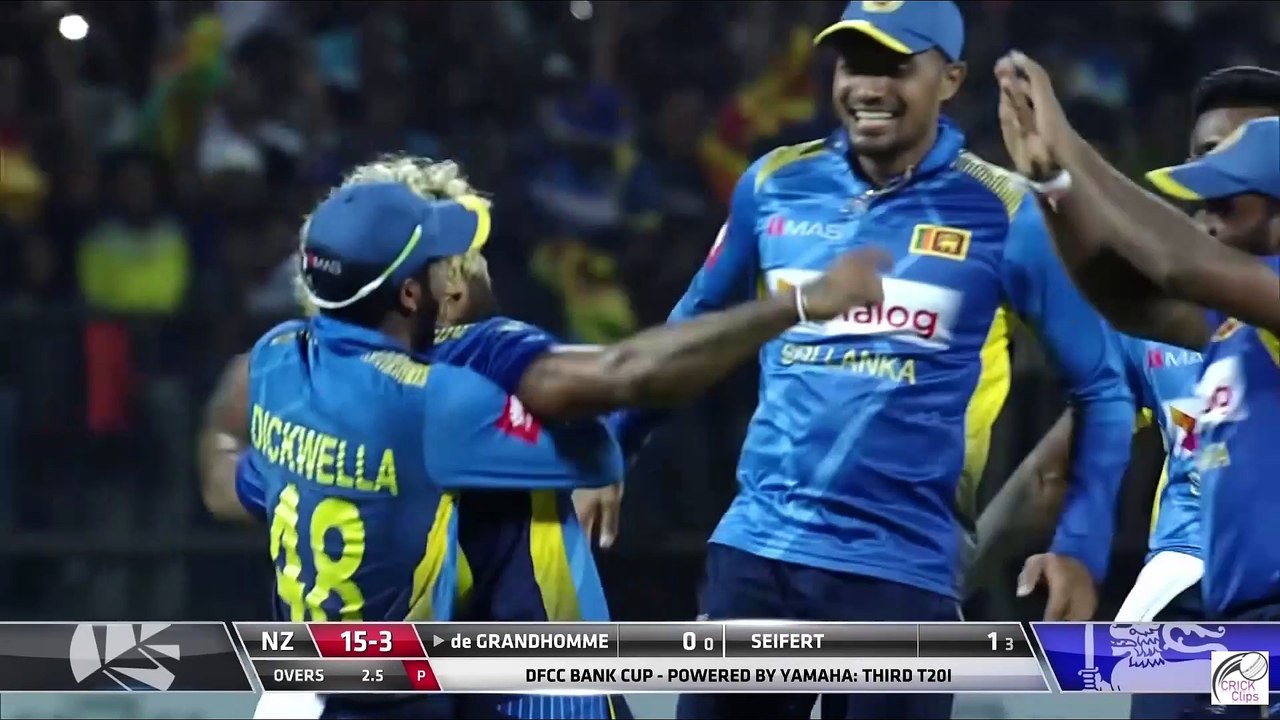 Lasith Malinga's Historic 4 Wickets in 4 Balls | Unbelievable Hat-Trick! | SL vs NZ T20