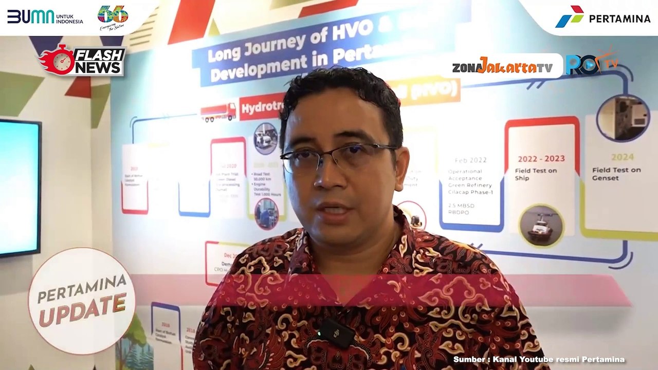 PERTAMINA HASILKAN INOVASI PRODUK ENERGI TERBARUKAN BERUPA HVO DAN SAV