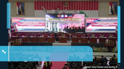 Apresiasi dan Simpati Menhan Prabowo Saat Hadiri Wisuda Unhan RI