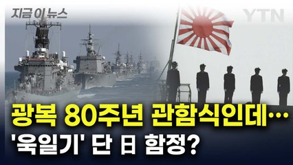 광복 80주년 관함식인데...日 '욱일기' 논란 재점화 [지금이뉴스] / YTN