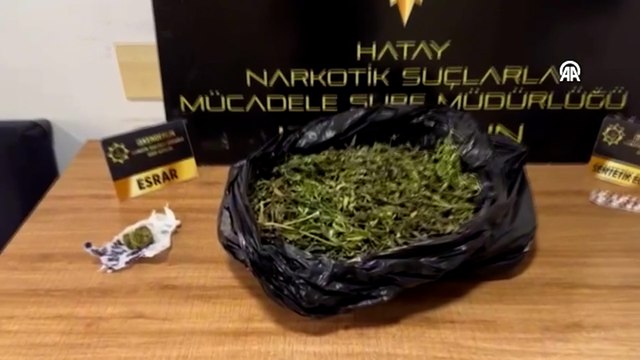 Hatay'da eş zamanlı düzenlenen uyuşturucu operasyonlarında 3 şüpheli yakalandı