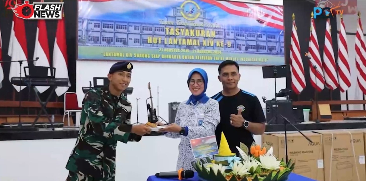 Peringati HUT ke-9, Lantamal XIV Sorong Gelar Berbagai Lomba dan Syukuran