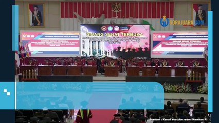 APRESIASI DAN SIMPATI MENHAN PRABOWO SAAT HADIRI WISUDA UNHAN RI