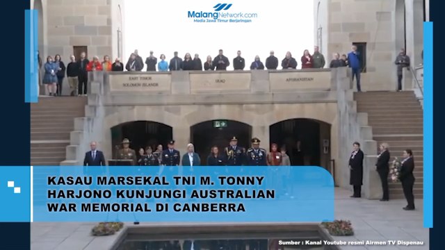 Kasau Marsekal TNI M. Tonny Harjono Kunjungi Australian War Memorial di Canberra