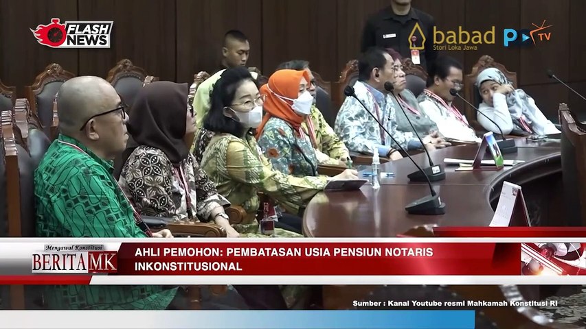 MK Gelar Sidang Pengujian Materiil UU Jabatan Notaris