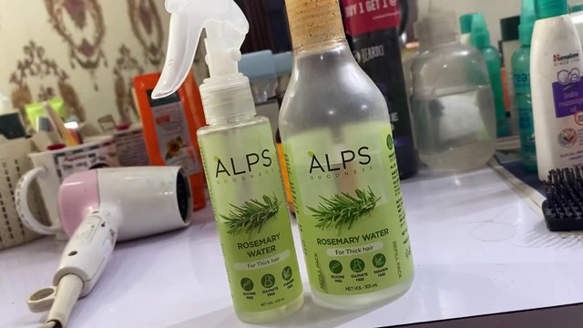 Unlocking my hair growth secrets with rosemary water! ✨ Healthy hair, here I come!