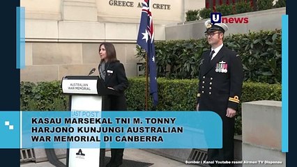 Kasau Marsekal TNI M. Tonny Harjono Kunjungi Australian War Memorial di Canberra