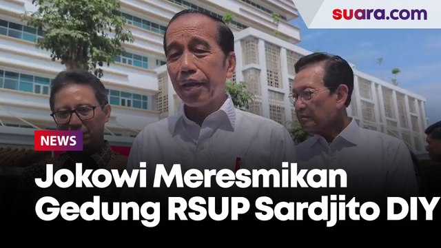 Presiden Joko Widodo Meresmikan Gedung Pelayanan Ibu dan Anak di RSUP Sardjito, DIY