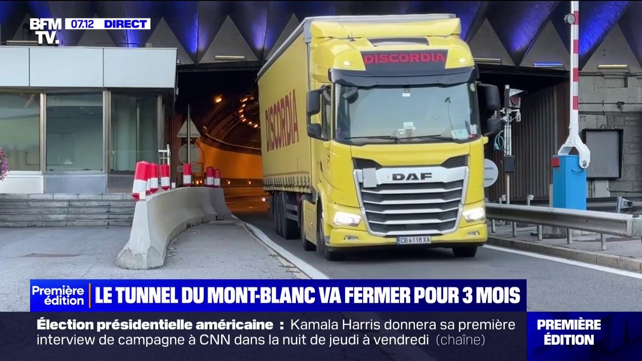 Le tunnel du Mont-Blanc s'apprête à fermer pour...