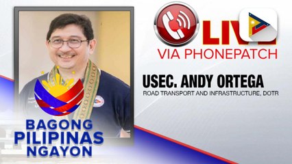 Download Video: Panayam kay DOTr Road Transport and Infrastructure Usec. Andy Ortega tungkol sa PUV operators mula sa iba't ibang panig ng bansa na nais umatras sa Public Transport Modernization Program