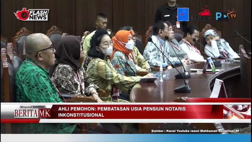 MK Gelar Sidang Pengujian Materi UU Jabatan Notaris