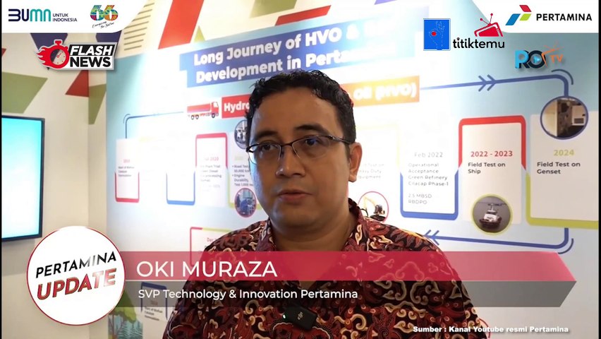 Pertamina Umumkan Produk Energi Terbarukan HVO dan SAF Hasil Inovasi Pertamina