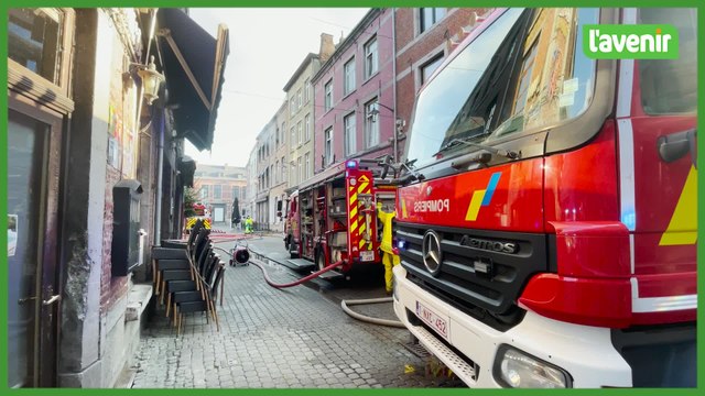 Incendie au centre de Namur: on déplore une victime