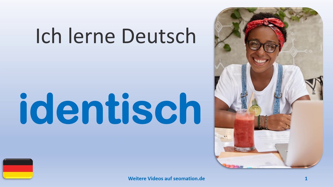 ✅identisch✅ Ich lerne Deutsch mit Texten und Bildern