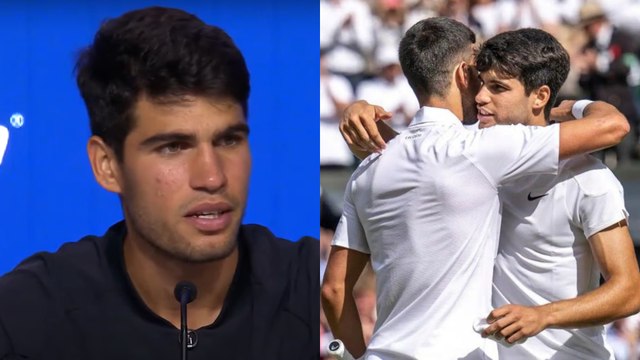 Tennis - US Open 2024 - Carlos Alcaraz : With Novak Djokovic, we have a good rivalry and a good friendship off the court