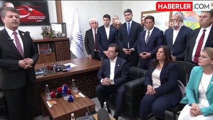 İmamoğlu, Adıyaman Belediye Başkanı Tutdere'yi ziyaret etti
