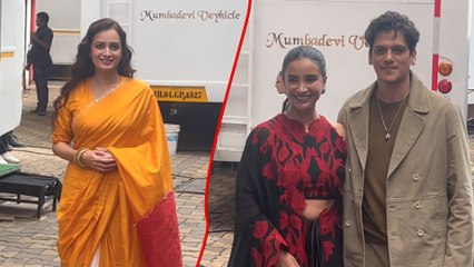 TV Actress Shehnaaz Gill का लाल अनारकली ड्रेस में दिखा शानदार अंदाज़ | Dahi Handi 2024