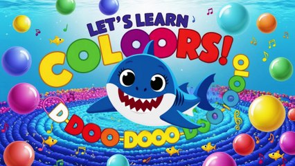 Baby Shark Learns Colors - Educational Nursery Rhyme for Kids!