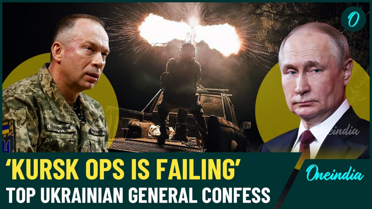 ‘Difficult & Disastrous’: Ukraine’s General Syrsky Admits Putin’s Superior Tactics in Kursk| Watch