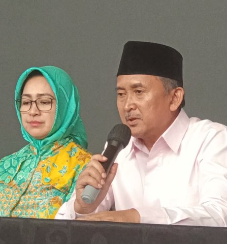 Airin Rachmi Diany dan Ade Sumardi Daftar sebagai Calon Gubernur dan Wakil Gubernur Banten di KPU Provinsi Banten