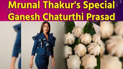 Mrunal Thakur Shares Exclusive Preview of Special 'Prasad' for Ganesh Chaturthi 🙏