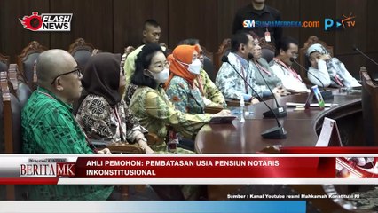 MK Gelar Sidang Pengujian Materiil UU Jabatan Notaris