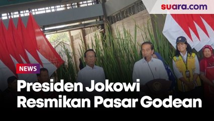 Telan Anggaran Rp89 Miliar untuk Revitalisasi, Presiden Jokowi Resmikan Pasar Godean