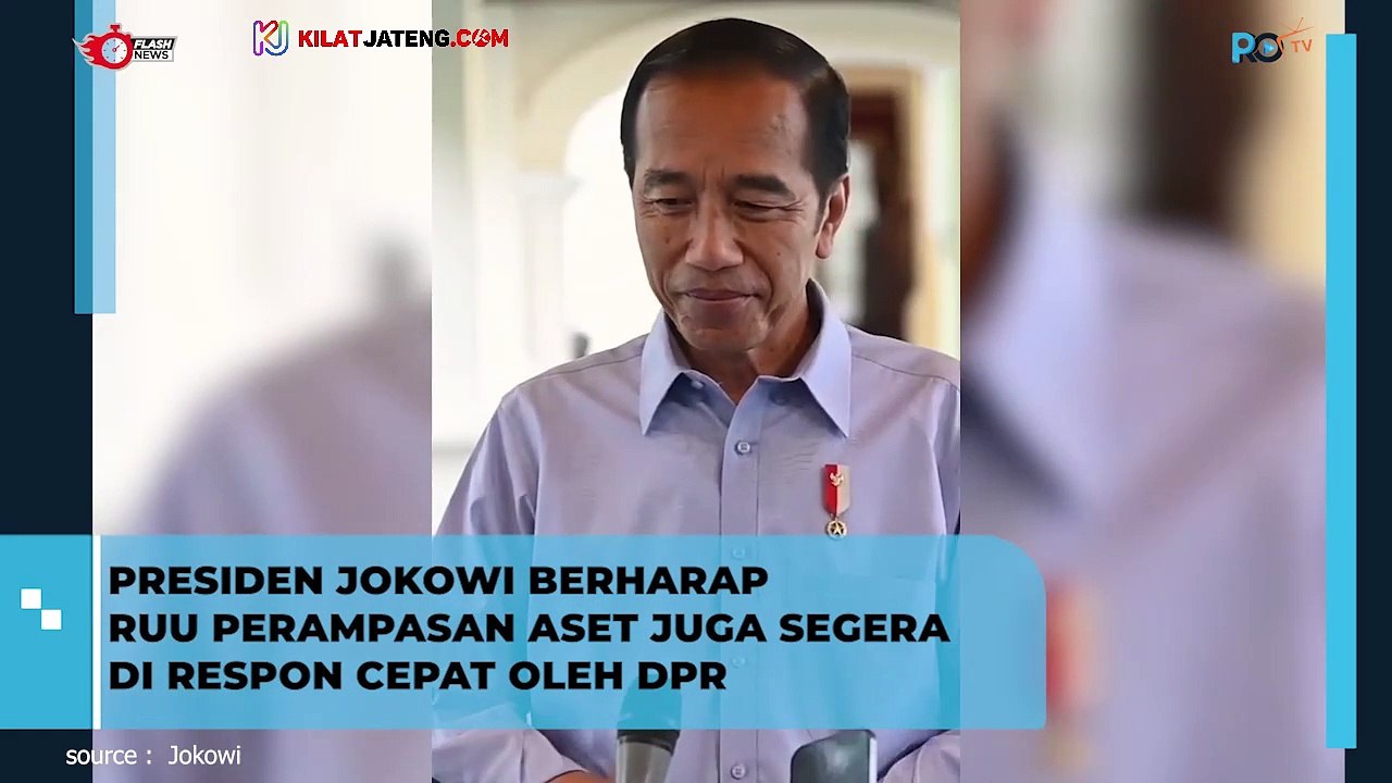 Presiden Jokowi Minta Pendemo Dibebaskan dan Ingatkan DPR Sahkan UU Petrampasan Aset Koruptor