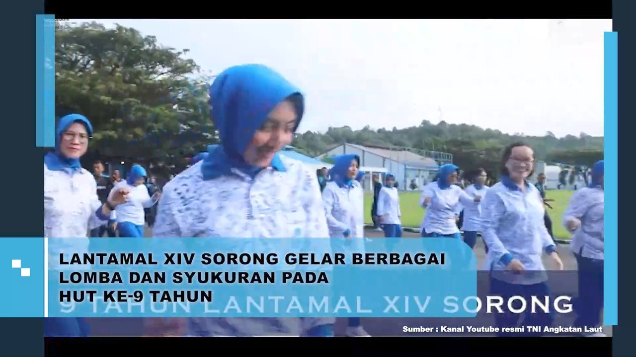 Lantamal XIV Sorong Gelar Berbagai Lomba dan Syukuran Pada HUT ke 9 Tahun