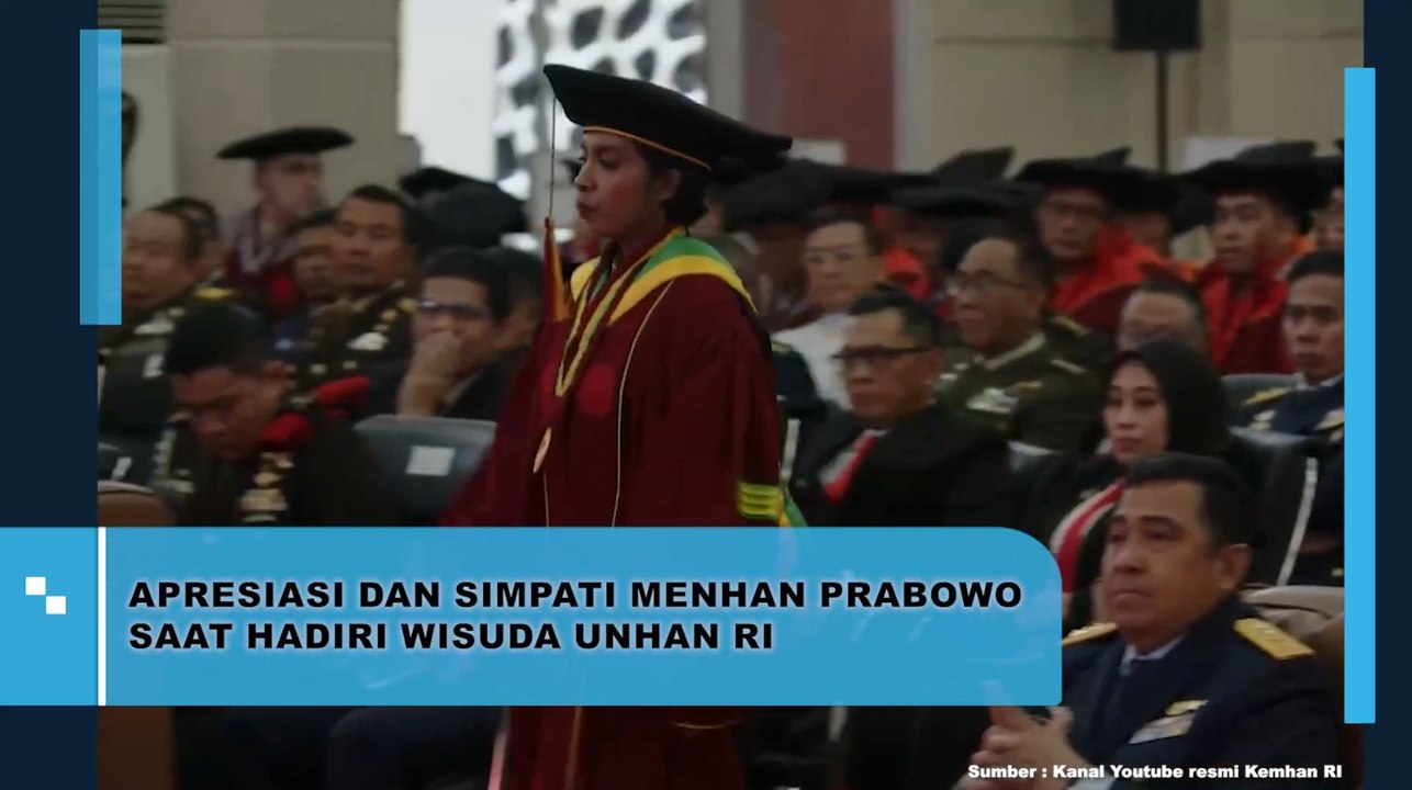 Apresiasi dan Simpati Menhan Prabowo Saat Hadiri Wisuda Unhan RI