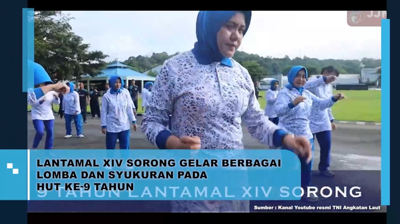 Lantamal XIV Sorong Gelar Berbagai Lomba dan Syukuran Pada HUT ke-9 Tahun