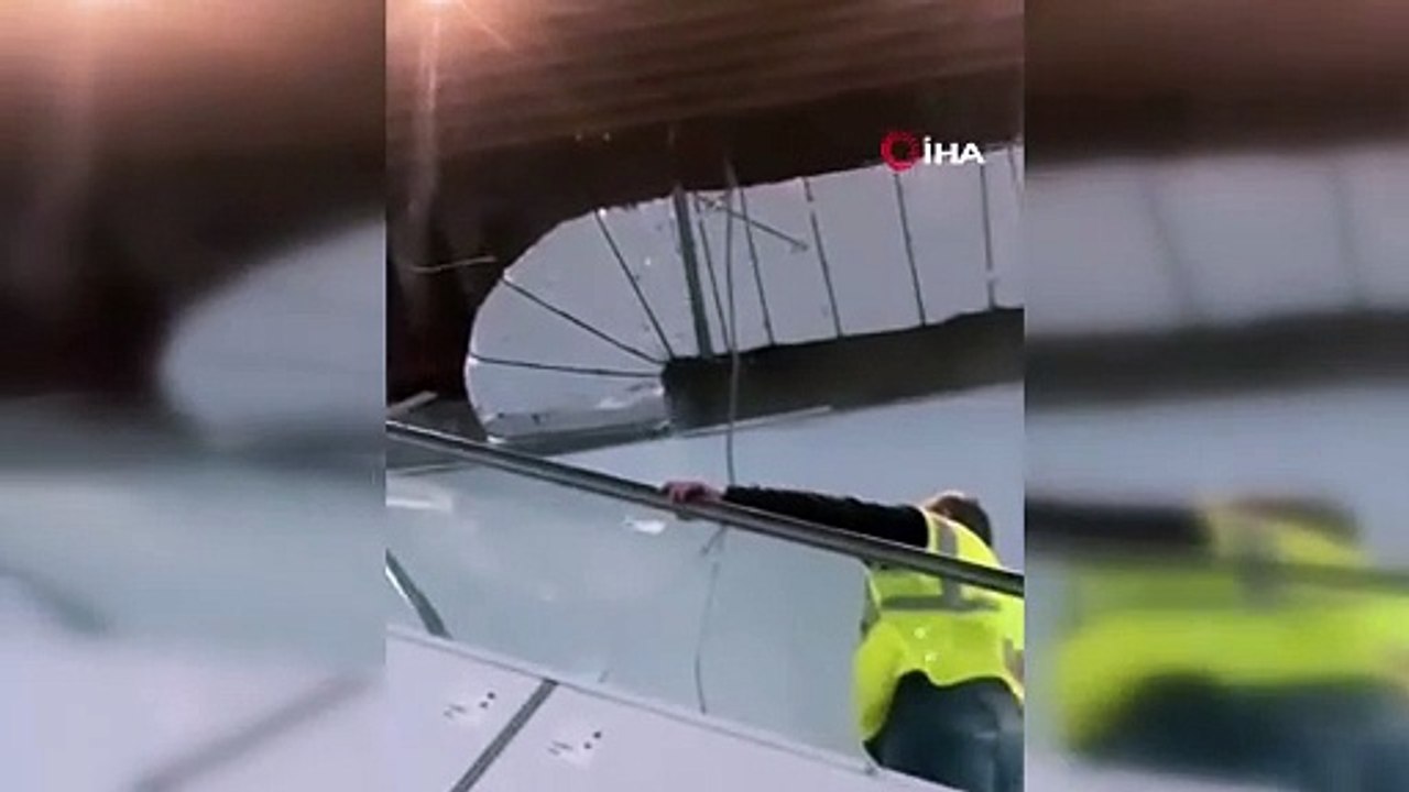 İstanbul Finans Merkezi'nde tavan çöktü