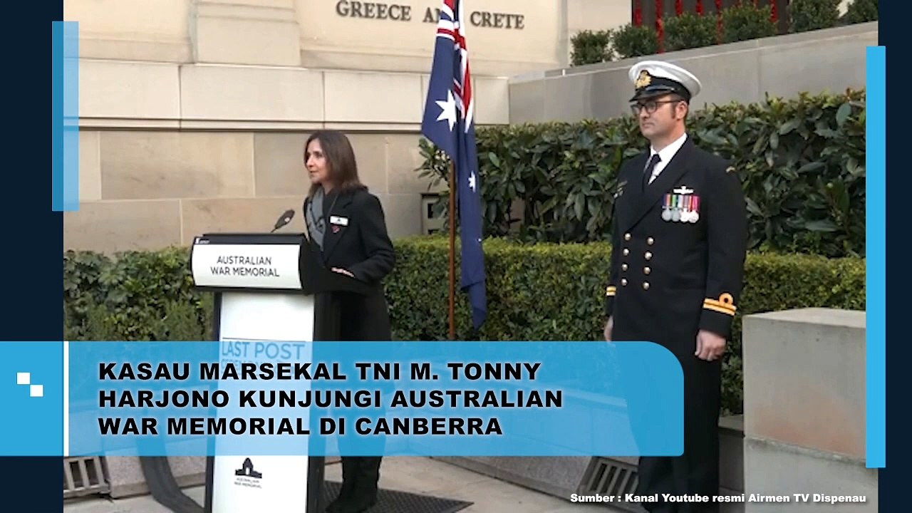 Kasau Marsekal TNI M Tonny Harjono Kunjungi Australia War Memorial di Canberra