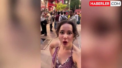 Türk turistin gittiği ülkede kayda aldığı görüntü ürpertti: Arkanda duruyorlar, bekliyoruz