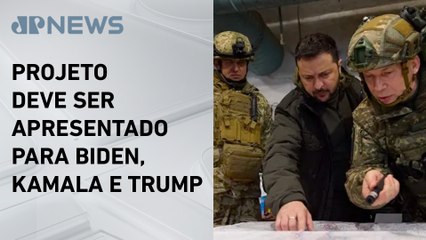 Zelensky promete apresentar plano para fim da guerra na Ucrânia