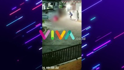 GEDEBUK! Pencuri Motor Terperosok Digagalkan Satpam Komplek