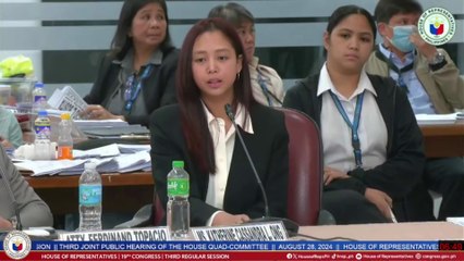 Cassandra Li Ong cited in contempt by members of the House | GMA Integrated News