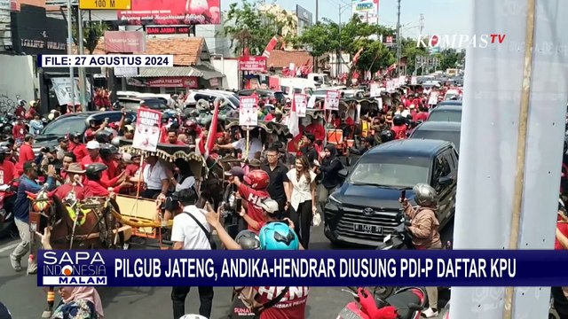 Pilgub Jateng, Andika Perkasa-Hendrar Prihadi Paslon Pertama yang Daftar ke KPU Jateng