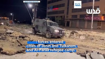 At least nine Palestinians killed as Israel launches West Bank raid