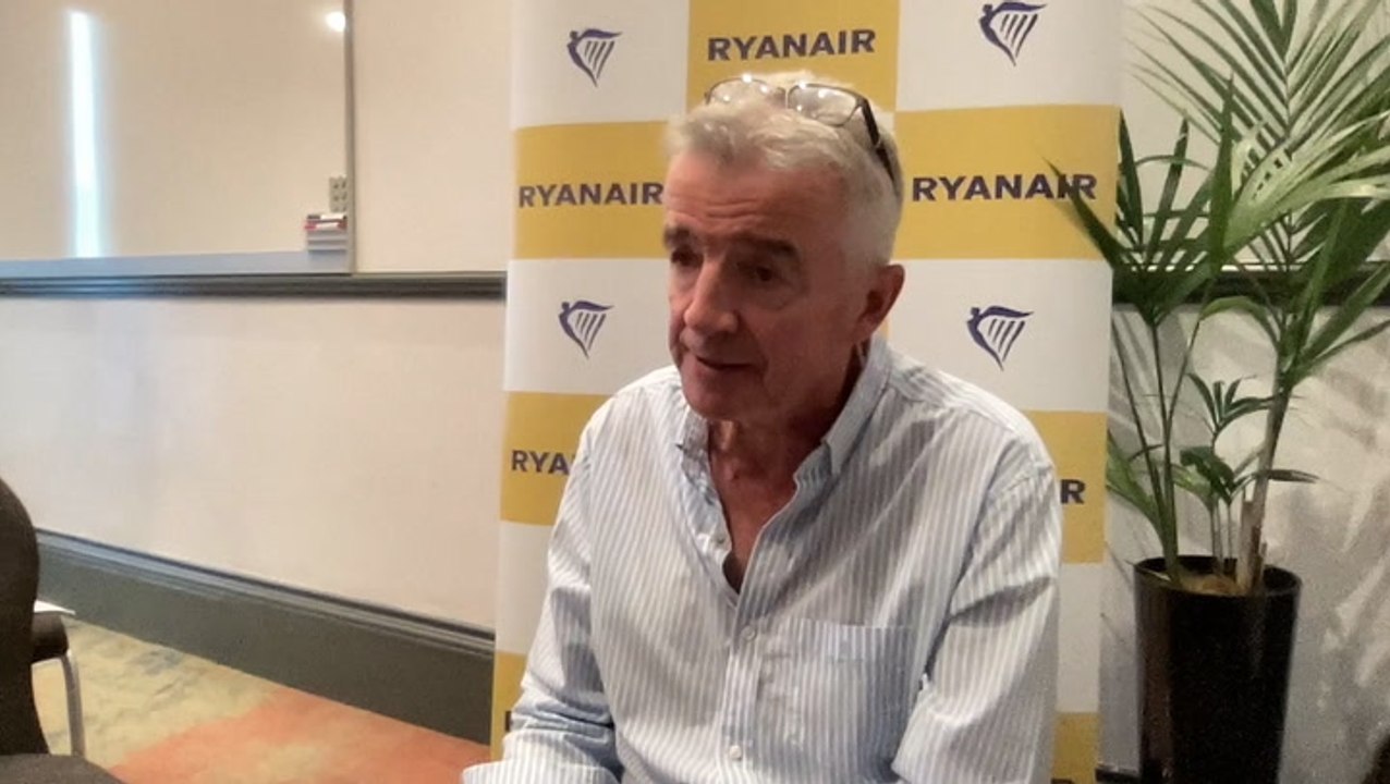 Ryanair boss Michael O’Leary calls for two-drink limit at airports as he condemns rowdy passengers