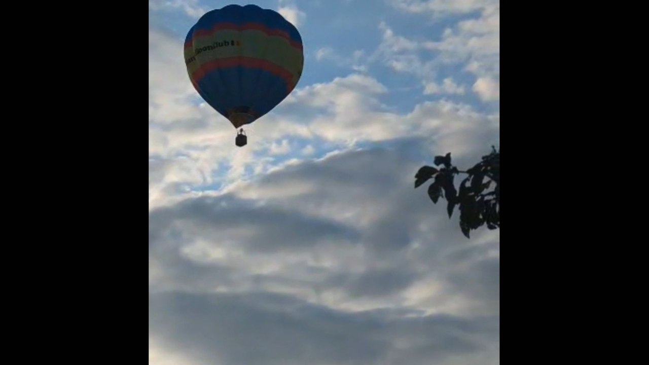 Un genou par terre dans la montgolfière: Erika a dit oui à Benjamin au-dessus de leur maison