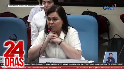 House Appropriations Committee, itutuloy sa Sept. 10 ang pagtalakay sa hinihiling na 2025 budget ng OVP | 24 Oras