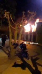 Se incendió una casa en zona oeste